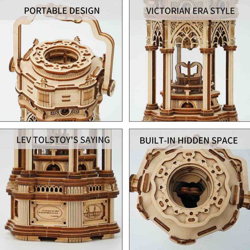 Bouwpakket Mechanical Music Box | Victorian Lantern - Afbeelding 7