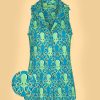 Blouse Peggy Sleeveless Octopus Turkisch Tile Bakery Ladies