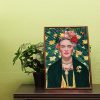 Lijstje Frida Kahlo Groen Goud 1