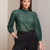 Phoebe Top Artiste Lace Amazon Green King Louie 2