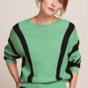 Daria Knit Top Vela Minty Meadow King Louie 1