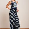 Hazel Dress Embla Stripe Black King Louie 1