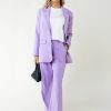 Pants Rus Straight Pants Light Lilac Colourful Rebel 2