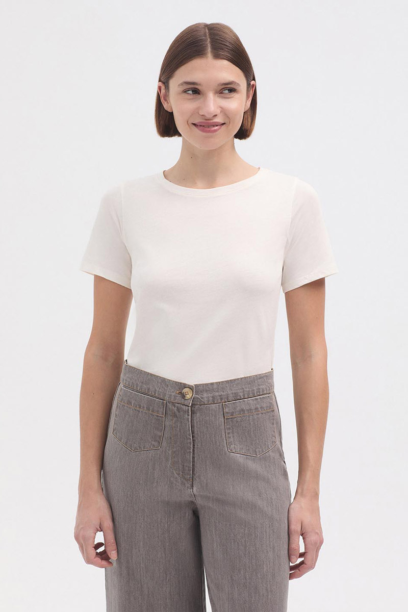 T-Shirt Organic Cotton Ecru - Nice Things