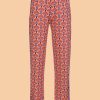 Carin Trousers Flower Fan LaLamour