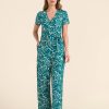 Diana Jumpsuit Short Sleeve Flower Lake LaLamour 2